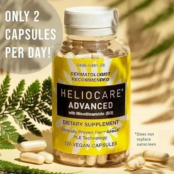 3 Packs Heliocare Advanced Nicotinamide B3 Skin Health 360 Capsules Exp: 08/2028