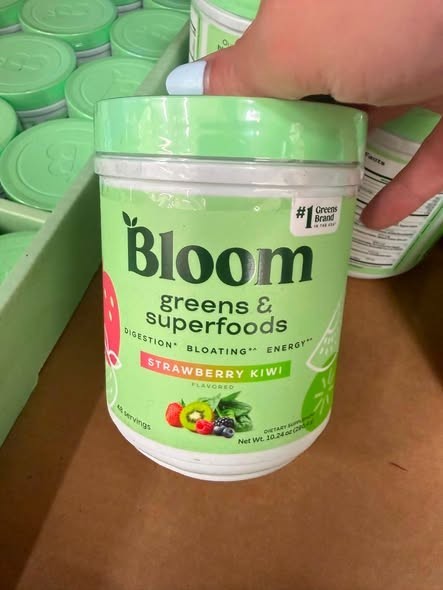 4PK Bloom Nutrition Greens & Superfoods Powder 10.24 Oz Ea Strawberry Kiwi 9/26