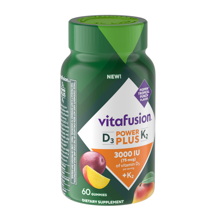 Vitafusion Power Plus Vitamin D3 + K2 Gummy Supplement