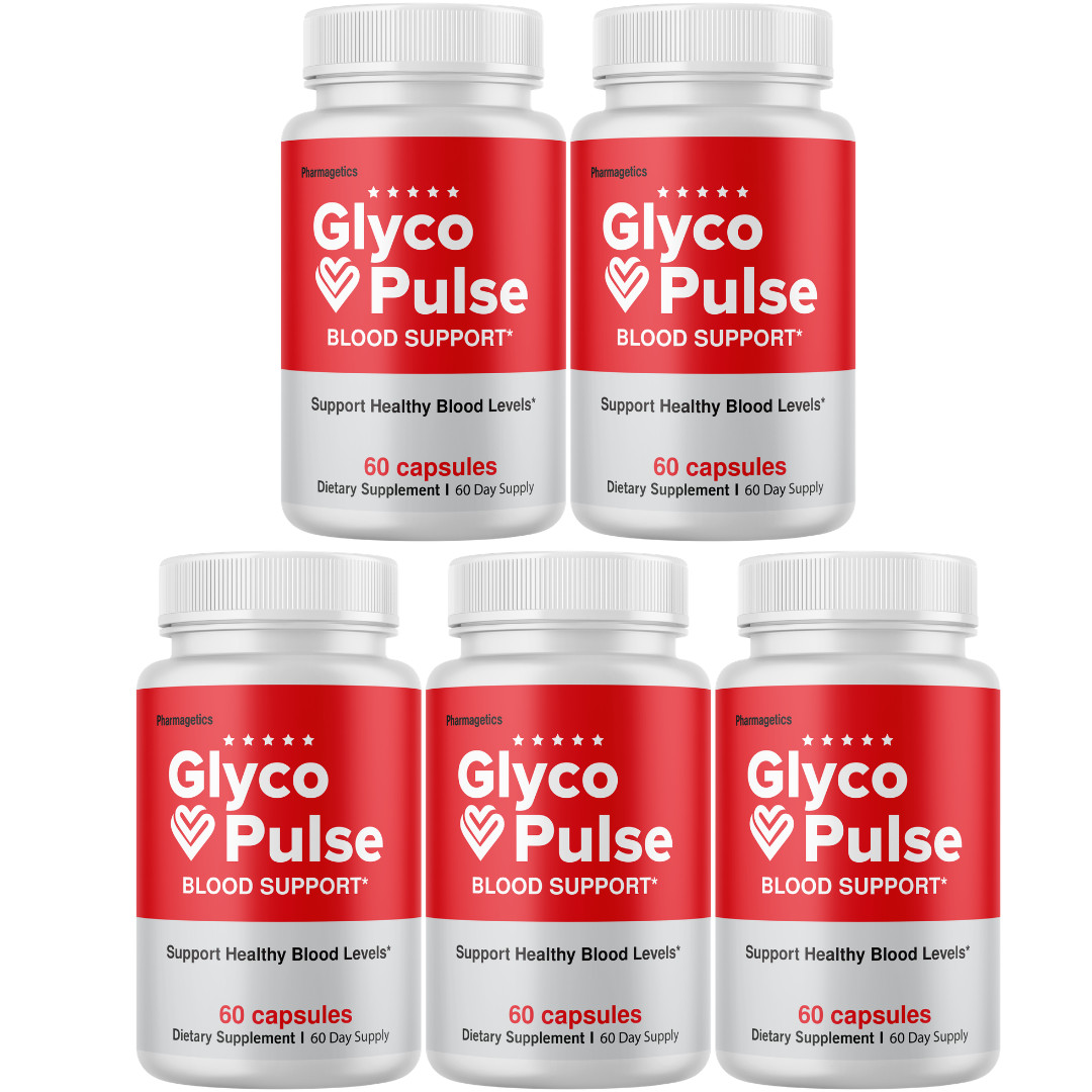Glyco Pulse Blood Sugar Support Supplement Metabolism & Energy (5 Bottles)