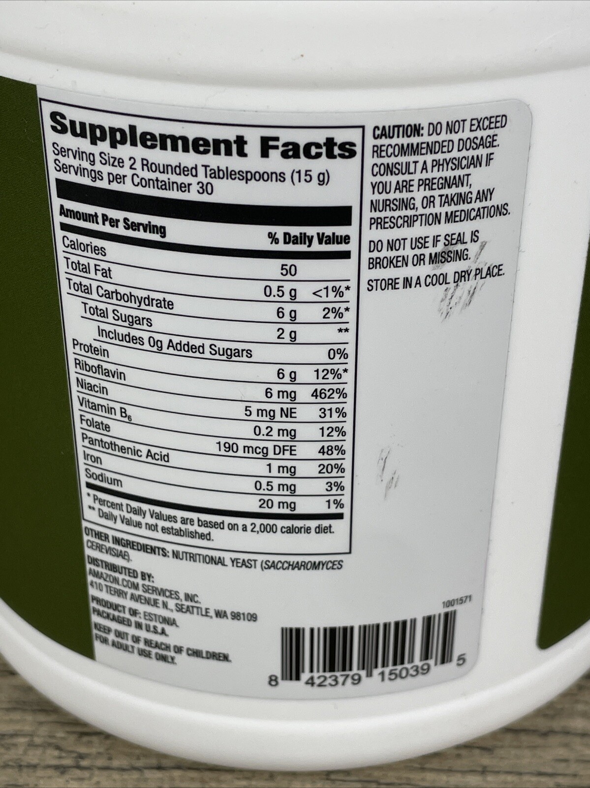 Amazon Brand – Revly Vegan Nutritional Yeast Non-Fortified Superfood⚠️04/2024⚠️