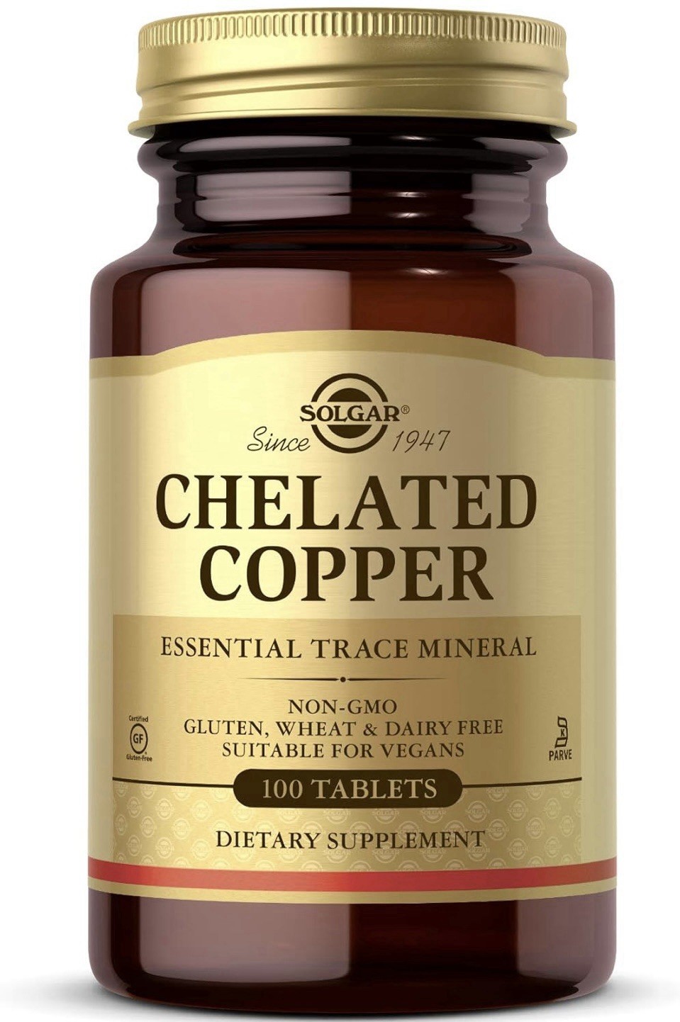 Solgar Chelated Copper 100 Tablets