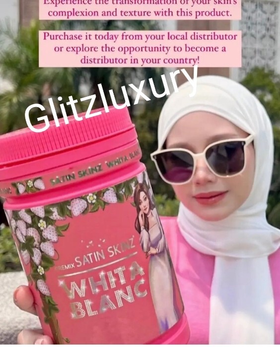 Satin skinz Whita Blanc 800g 3 free sachet. 5x more brightening 💯 AUTHENTIC