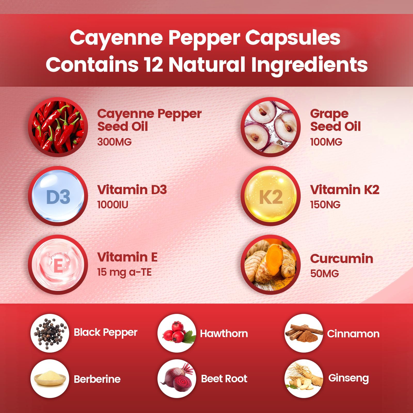 Advanced 12-In-1 Advanced Botanical Formula Cayenne Pepper Seed Oil 300mg 240 So