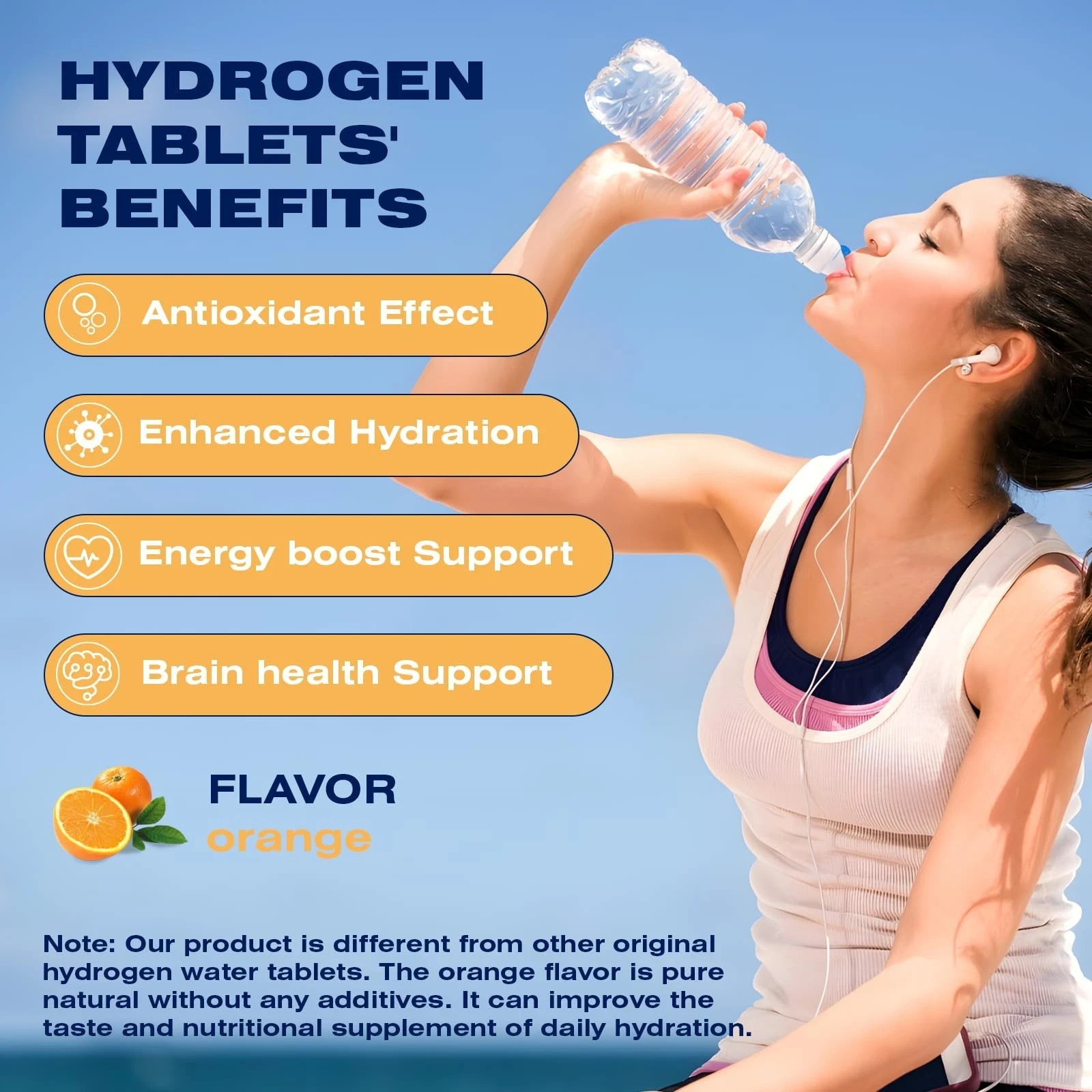 CHTENZY H2 Molecular Hydrogen Tablets for Drinking Water – 8ppm Hydrogen Tabl…