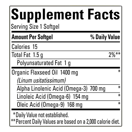 Nature Made Flaxseed Oil 1400 mg, 300 Softgels NEW