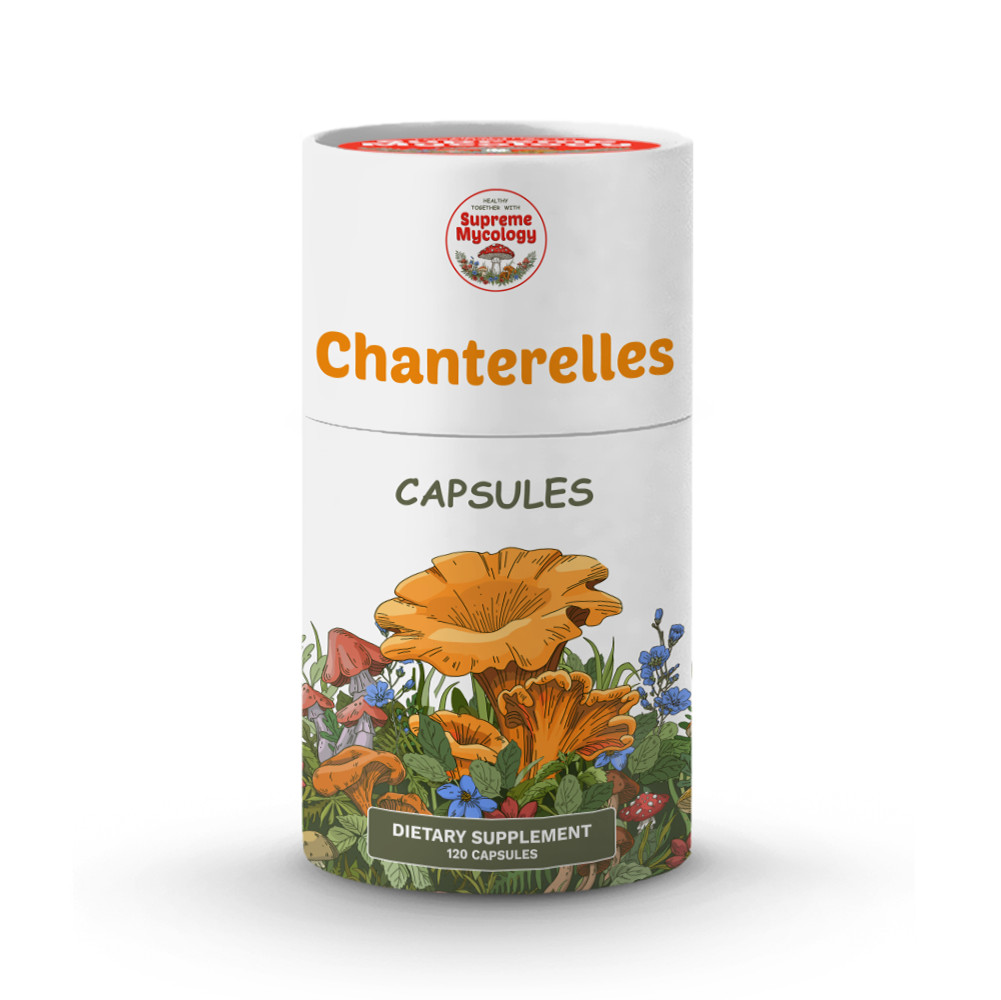 Wild Chanterelles Mushroom Dietary Supplement