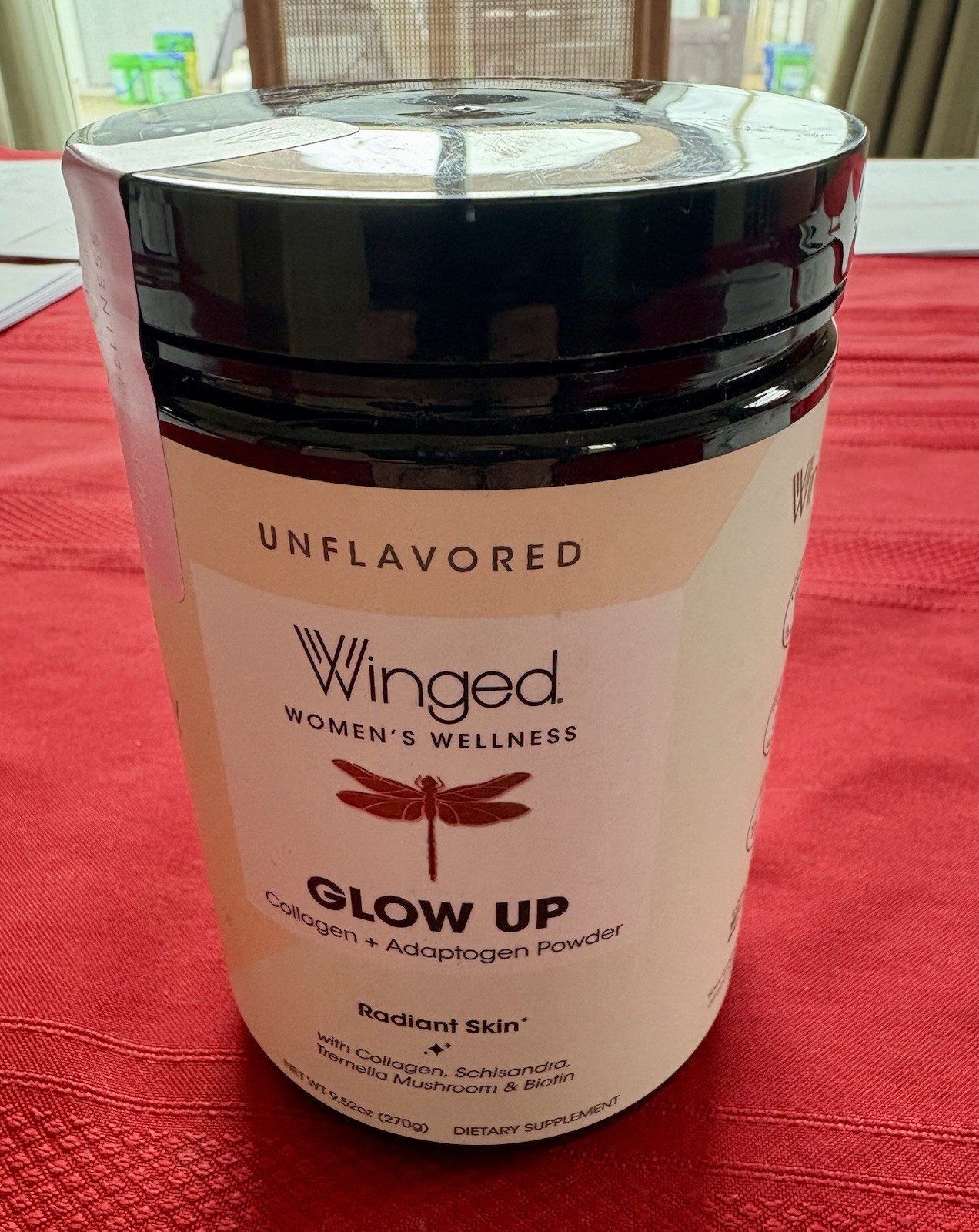 Winged GLOW UP Collagen + Adaptive Powder *Radiant Skin* Expires 03/26 Free Ship