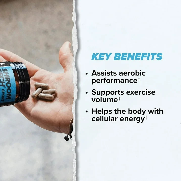 ONNIT Shroom Tech Sport Pre-Workout Energy Support Capsules 84 Ct 09/26