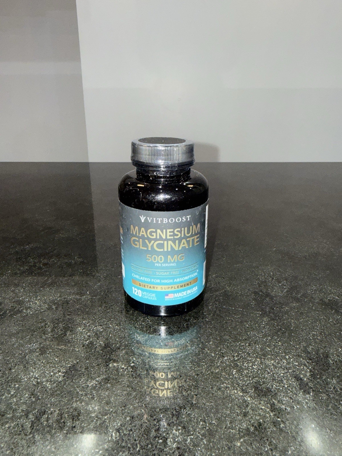 Vitaboost Magnesium Glycinate Mineral – 120 Capsules High Absorbtion