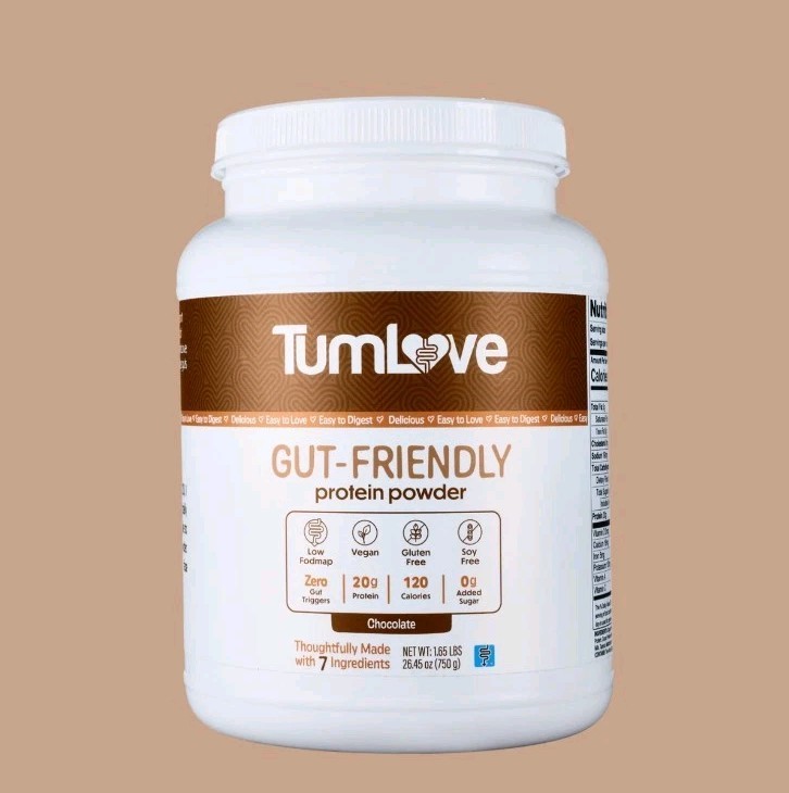 Tumlove Gut Friendly Protein Powder Chocolate 1.60 Lbs
