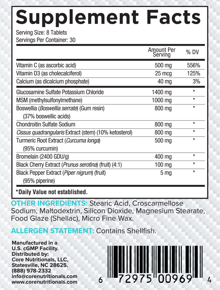 Core Nutritionals CORE MULTI Multivitamin Mineral – 120 caps MUSCLE VITAMINS