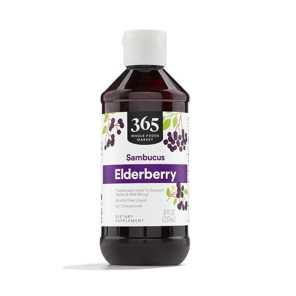 365 By Whole Foods Market, Elderberry Syrup, 8 Fl Oz EXP 03/2029