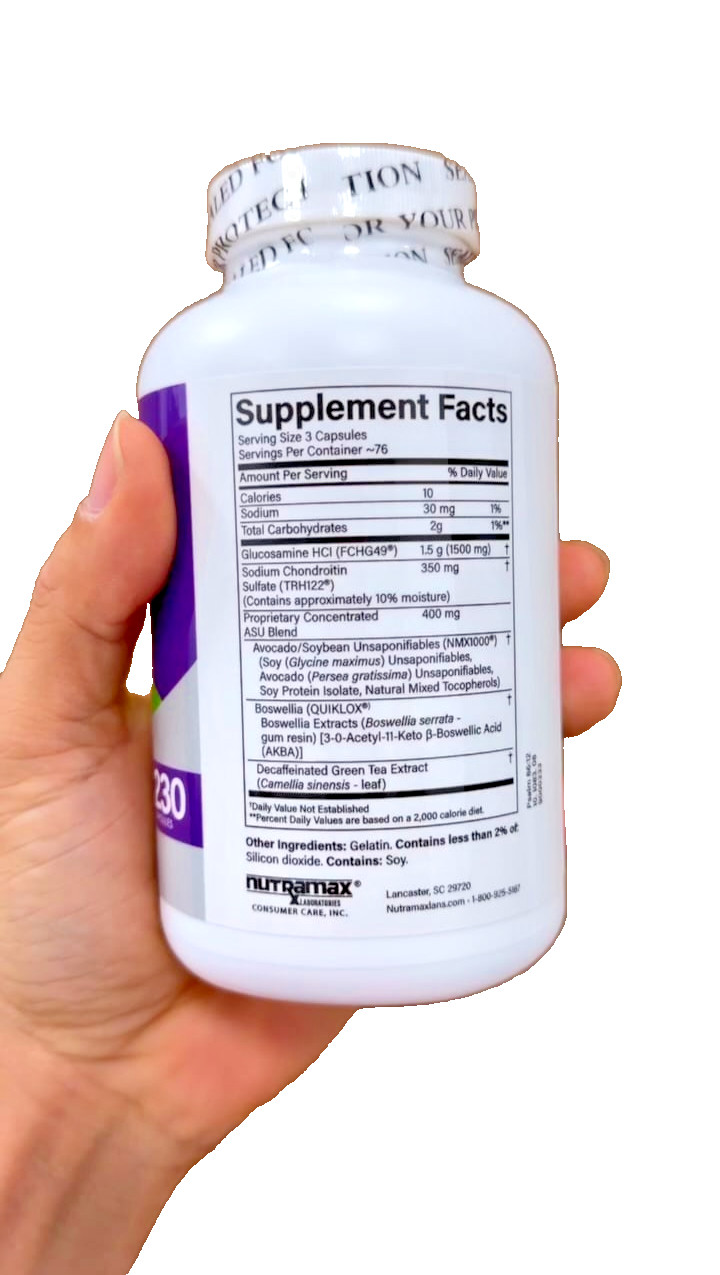 Cosamin ASU with Glucosamine & Chondroitin for Joint Health, 230 Capsules