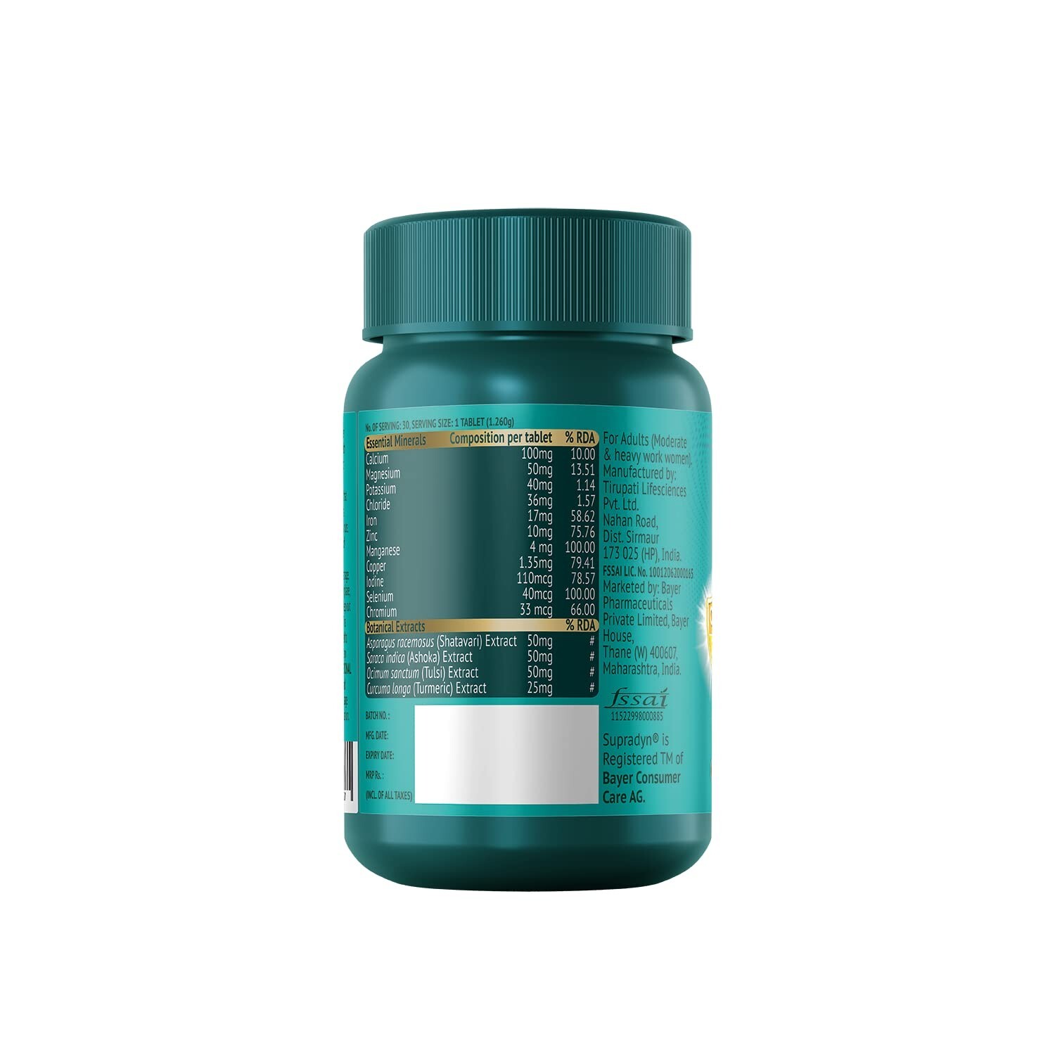 Supradyn Immuno Multivitamin, Natural immunity booster – 30 Tablets