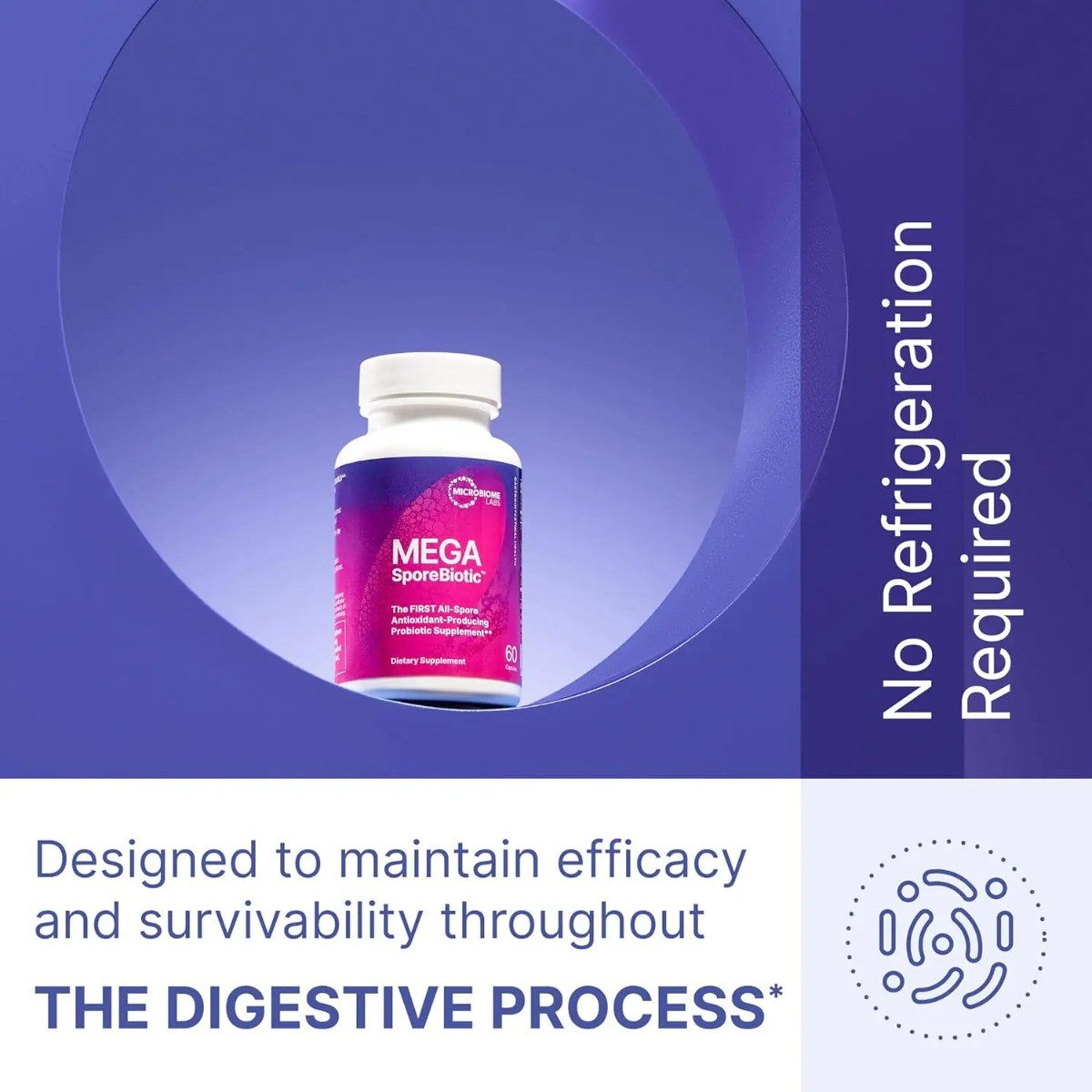 Mega Spore Biotic Formula | Spore-Based Probiotic for Digestive Health