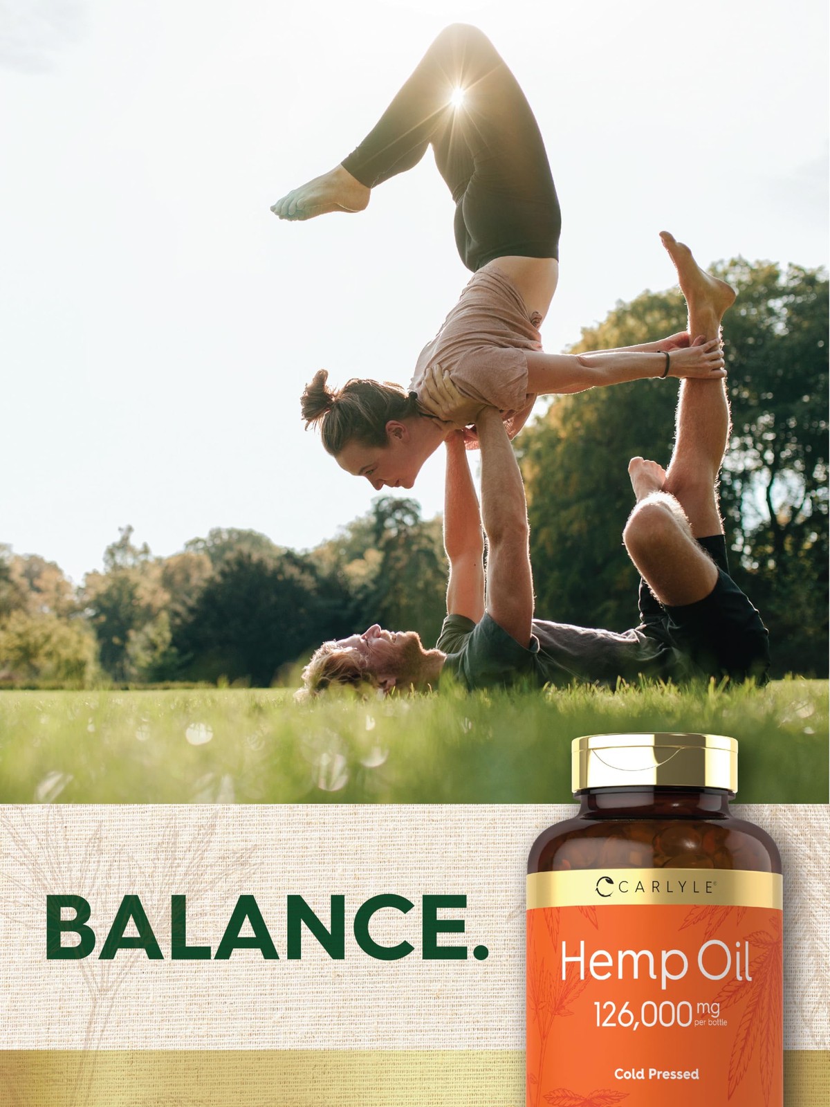 Carlyle Hemp Oil Softgel Capsules | 126,000 mg | 180 180 Count (Pack of 1)