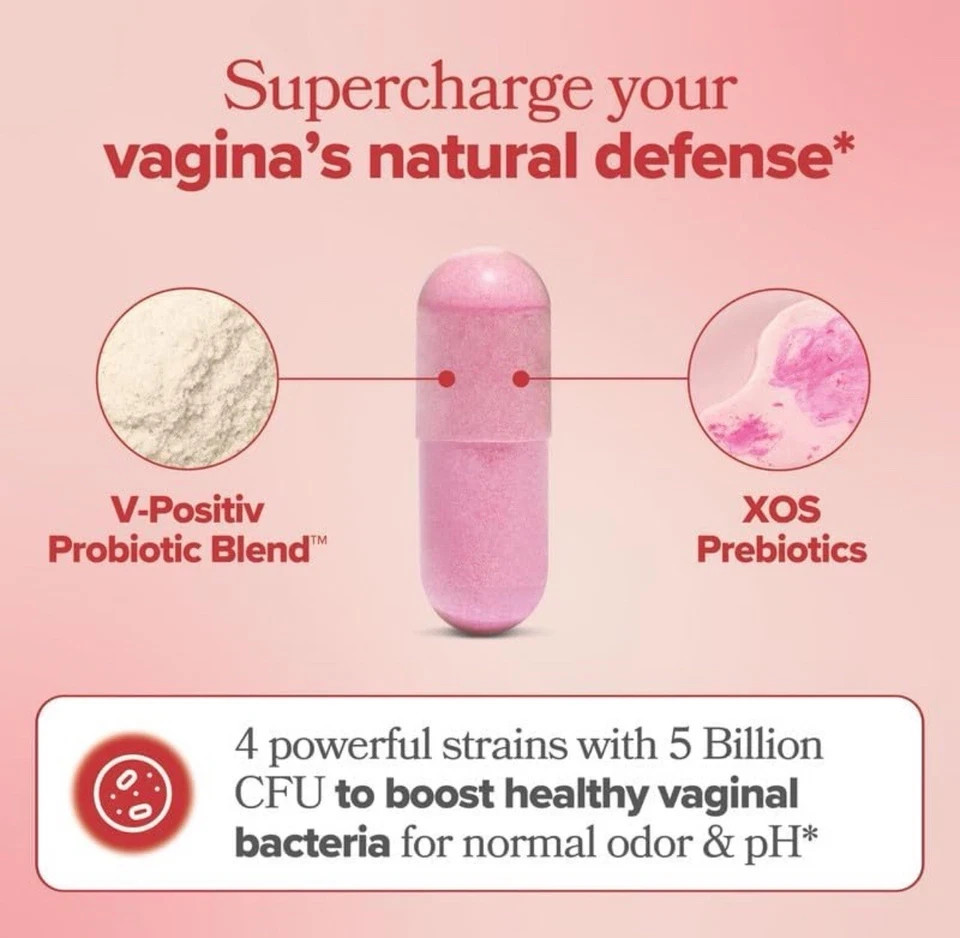URO Vaginal Probiotics Odor Flora & pH Balance 30-Day Supply 2 Pack EXP. MAY