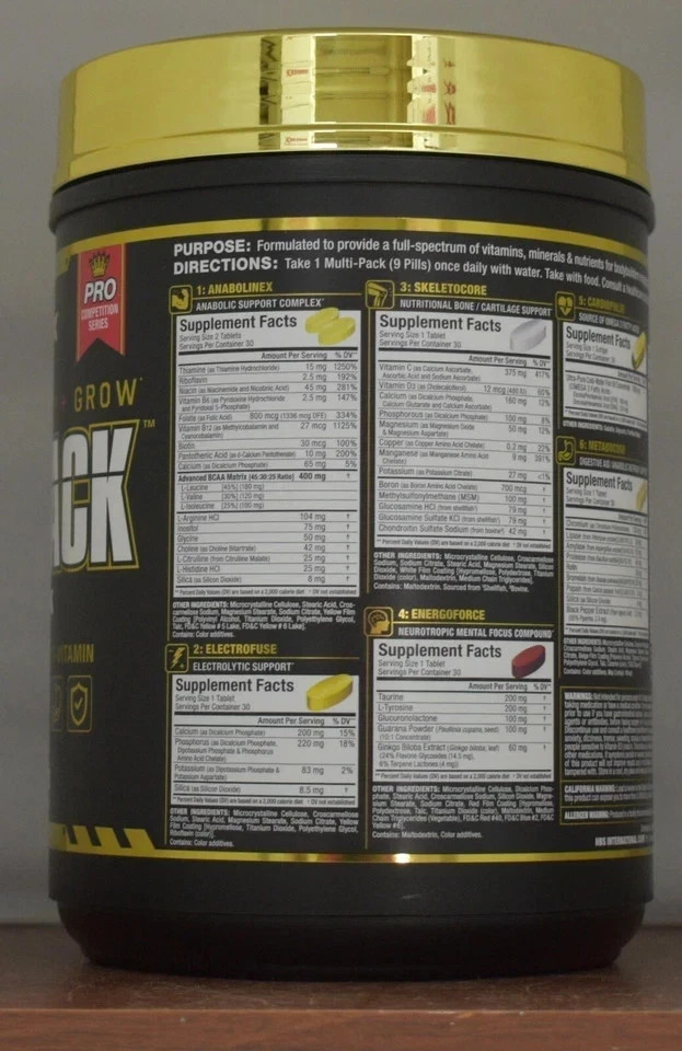 Allmax Nutrition Vitastack 30 Multi-Pack 90 Days Pack of 3 Total 810 Pills New