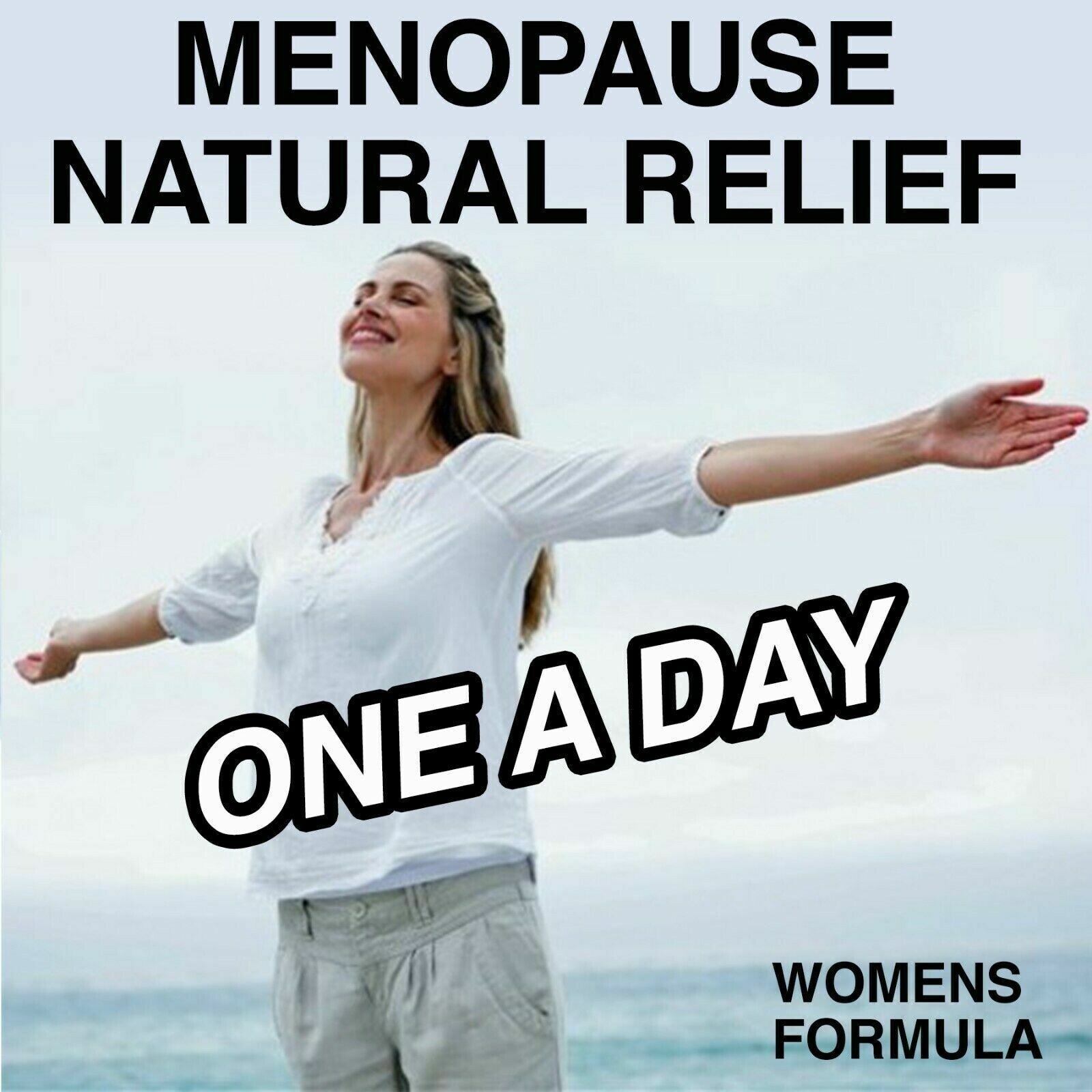 NEW Menopause Relief Supplement Hot Flash Hormone Estrogen Balance Womens Health