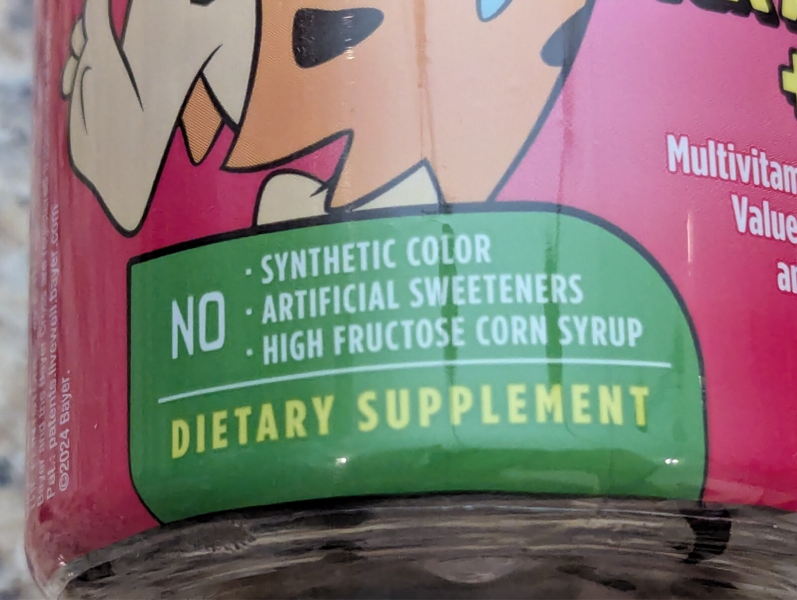 Flintstones Vitamins Kids Gummy Multivitamin + Iron Grape 60 ct exp: 12/2026