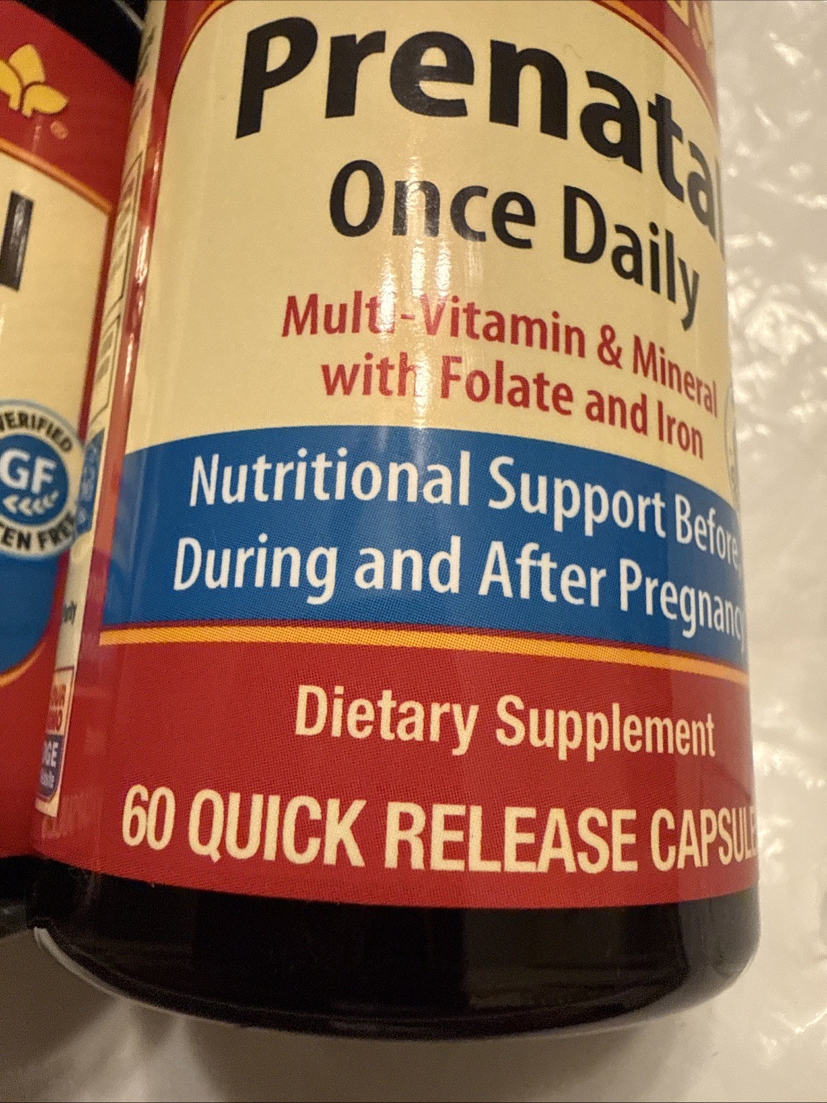 LIDBERG-PRENATAL ONCE DAILY Multivitamin/ Mineral 120 Count 2 Pack-E-11-27