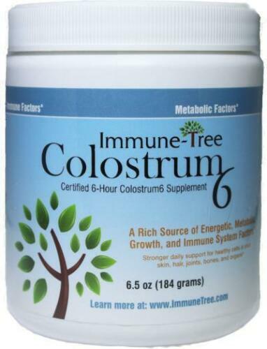 Immune-Tree Colostrum6 Certified 6-Hour Colostrum Supplement, 6.5 oz (184 grams)