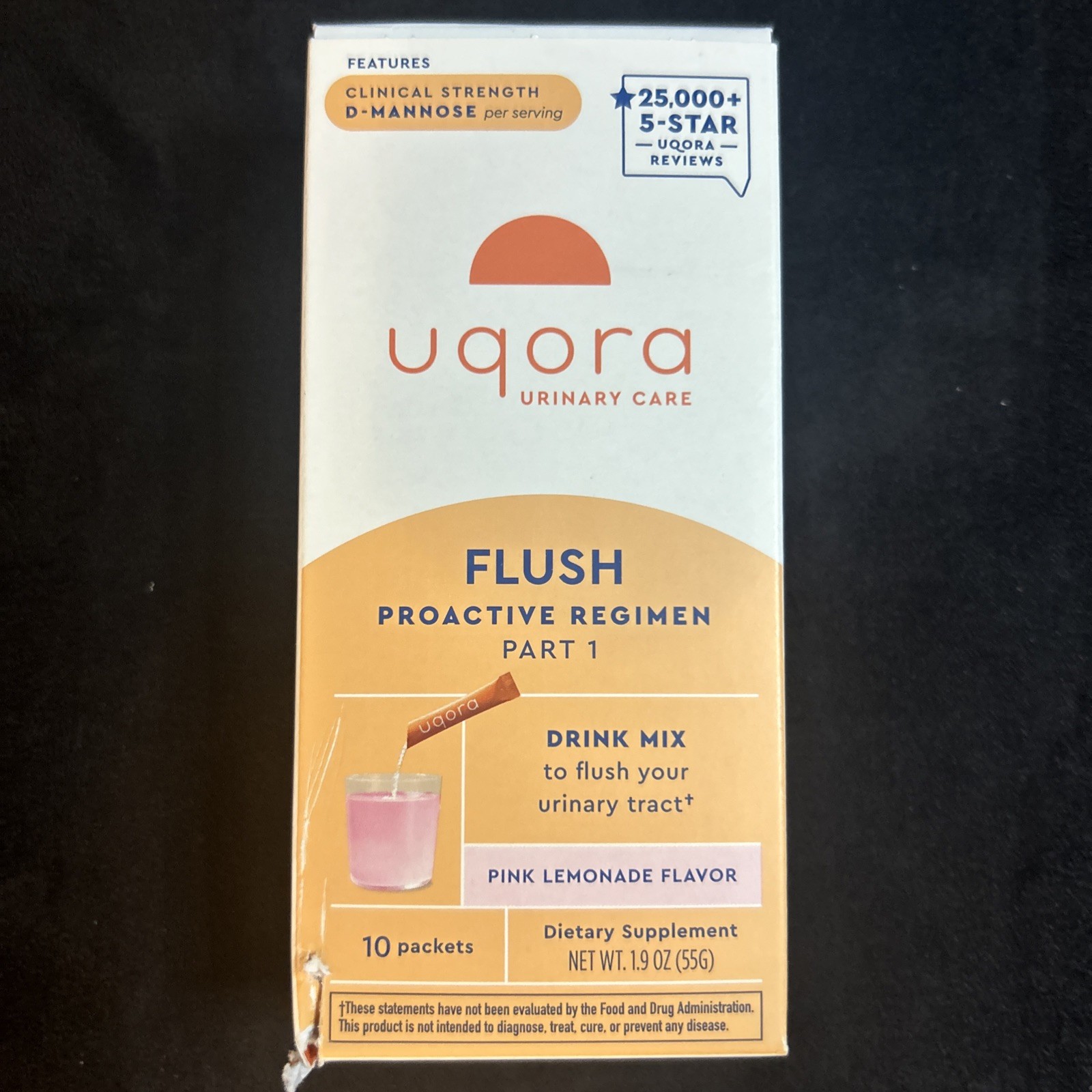 Uqora Target Urinary Tract Flush Dietary Supplement Pink Lemonade 10 Packets