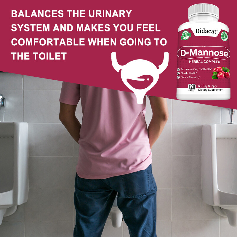 Urinary Tract Health 1000mg D Mannose w/ Cranberry Bladder Control Health