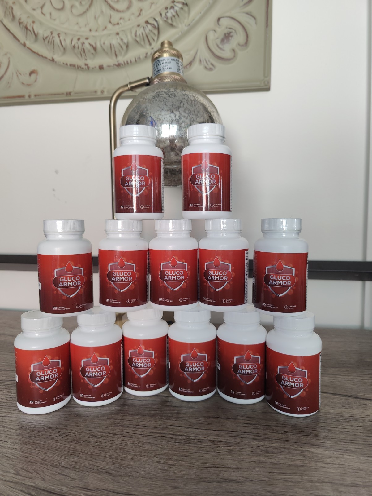 Gluco Armor Supplements 13 Bottles Glucose Metabolism Exp 3/27