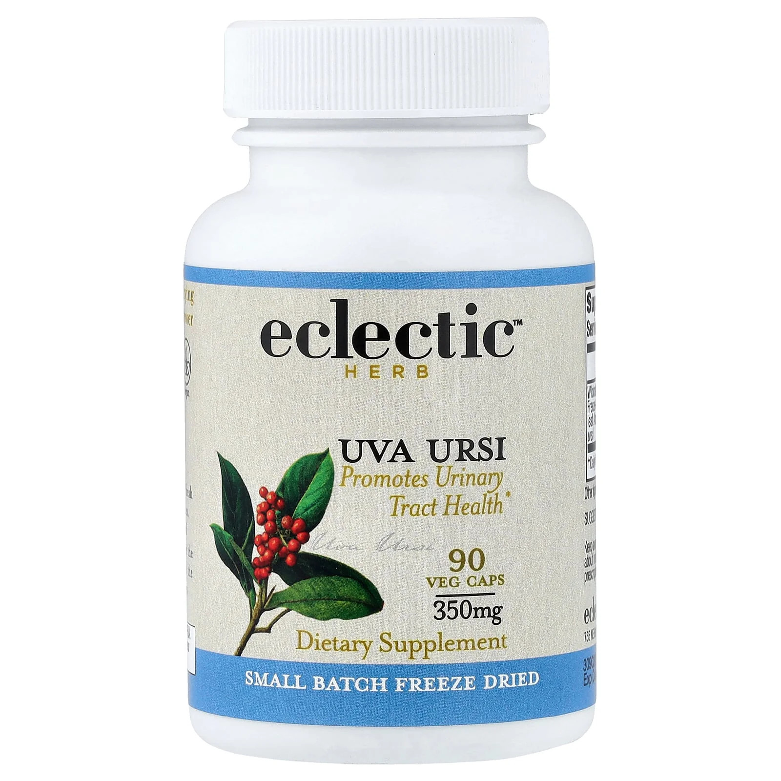 2 X Eclectic Herb, Uva Ursi, Promotes Urinary Tract Health, 350 mg, 90 Veg Caps