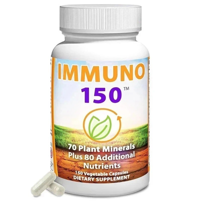 3 packs of immune 150 immune support supplements, containing 70 plant minerals-