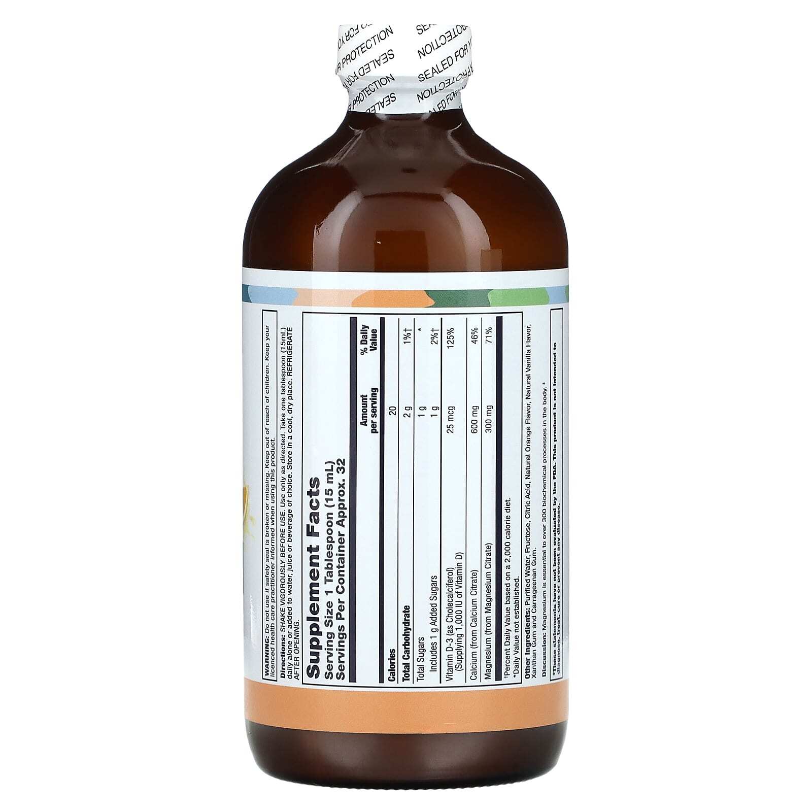 LifeTime Vitamins, Calcium Magnesium Citrate, Plus Vitamin D-3, Orange Vanilla