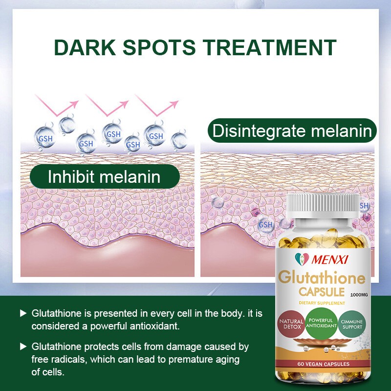 120/240/480 Glutathione Capsules 1000mg-Antioxidant Anti-Aging Dark Spot Remover