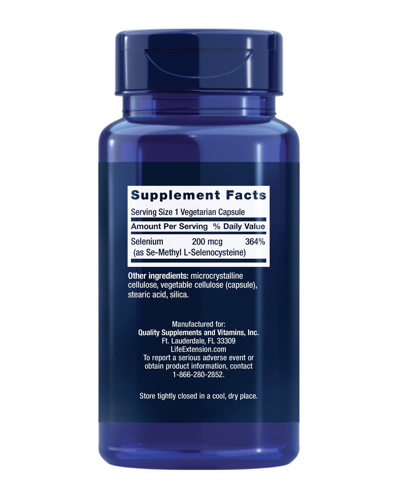 Life Extension Se-Methyl 90 Count (Pack of 1), Off White to Tan