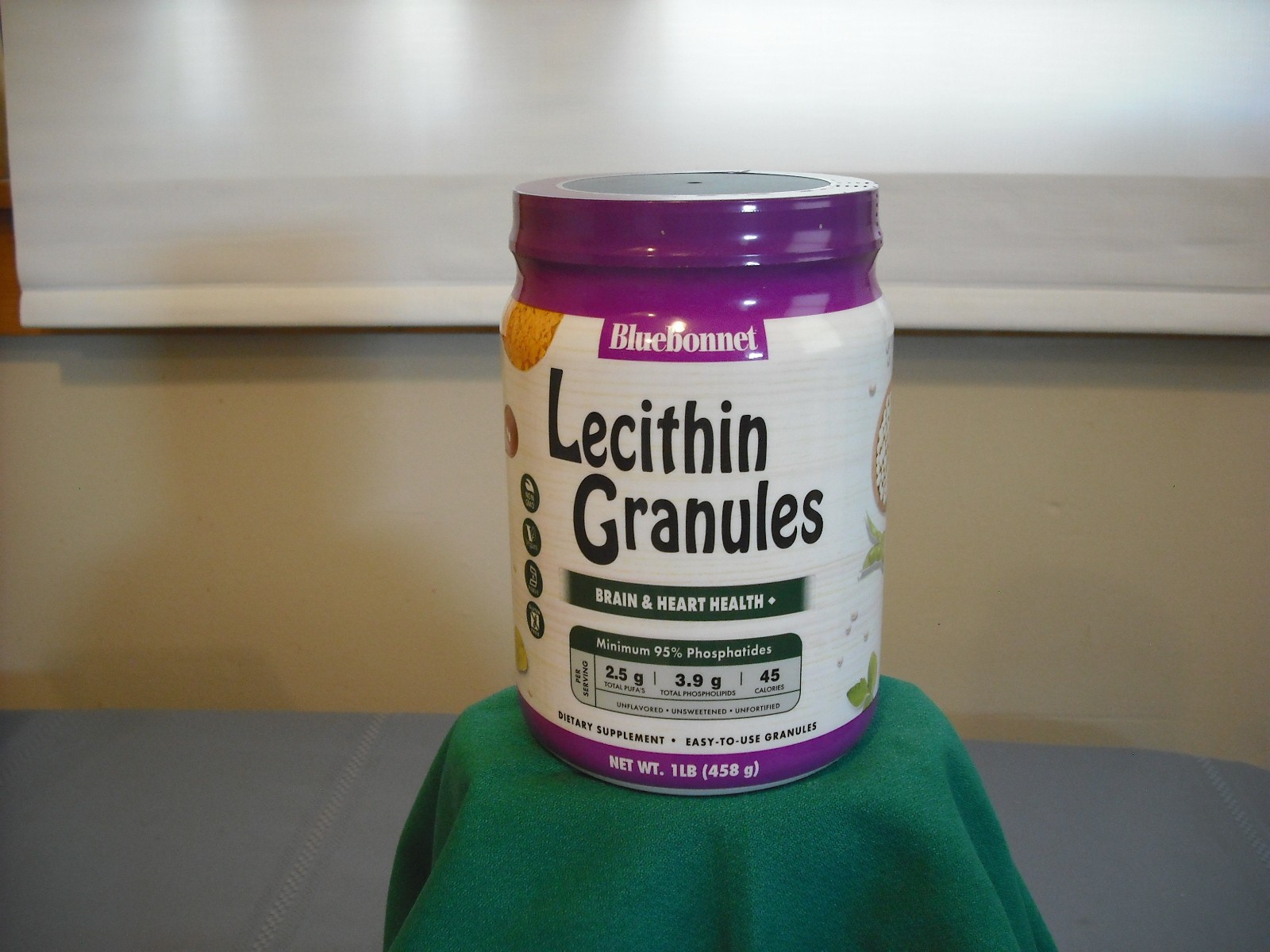 Bluebonnet Lecithin Granules, 12.7 oz Vegan, Brain & Heart Health