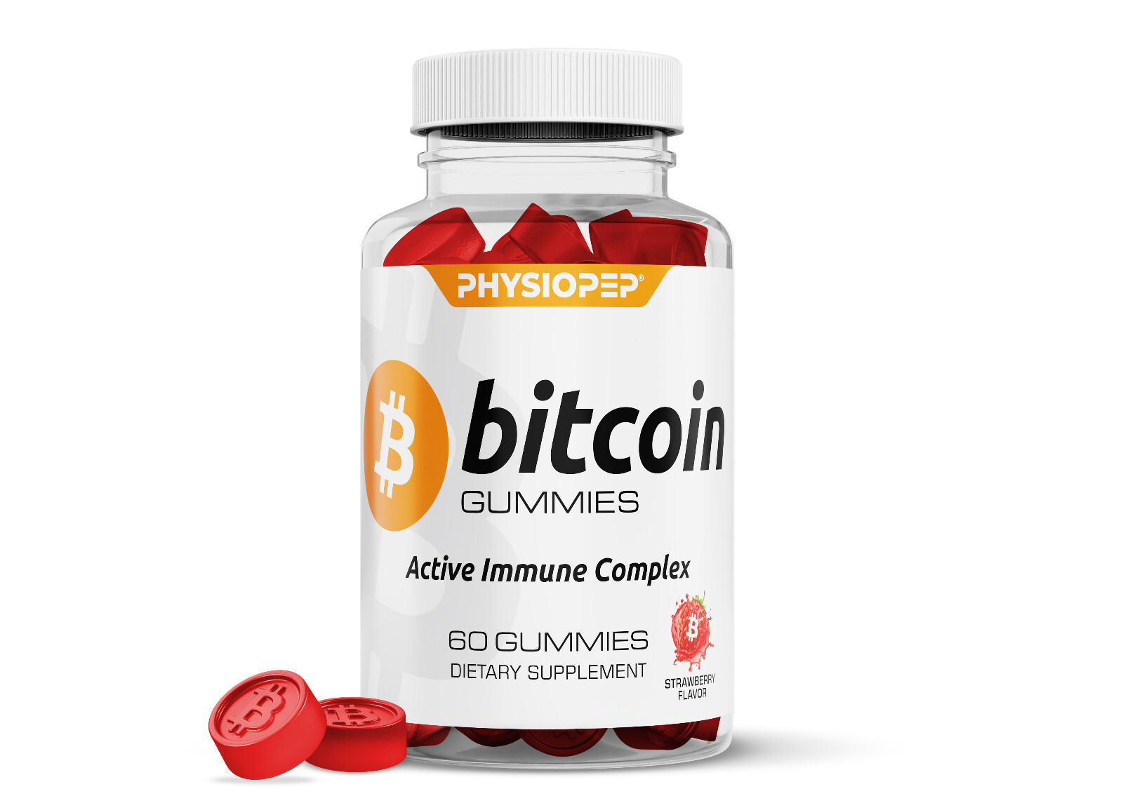 Physiopep BTC Active Immune Gummies – Vitamins & Probiotics – 60 Count