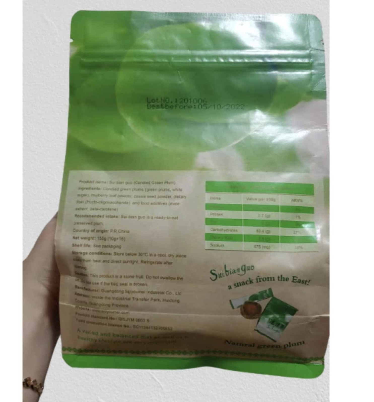 Fermented Green Plum Apricot-100% Natural,Antioxidants,Digestive Support,Vega…