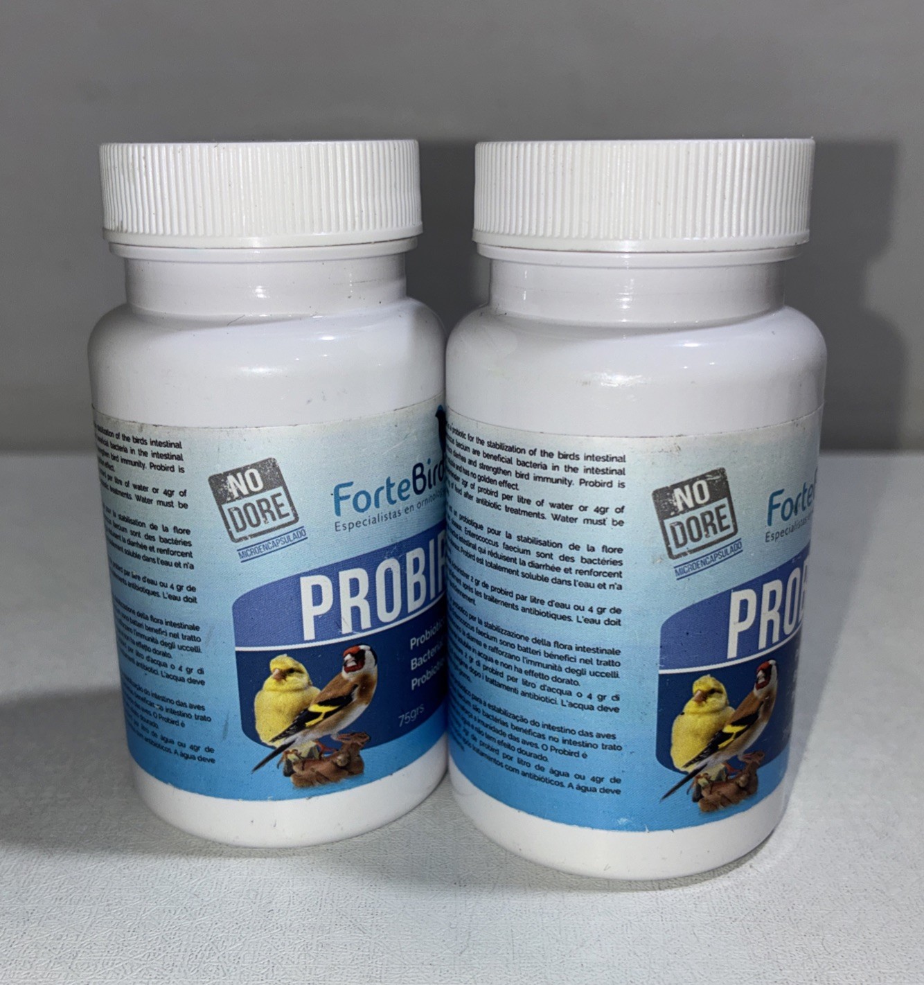 2 Sealed ProBird Supplement, 75g Each/ Slightly Damaged Outer Packaging