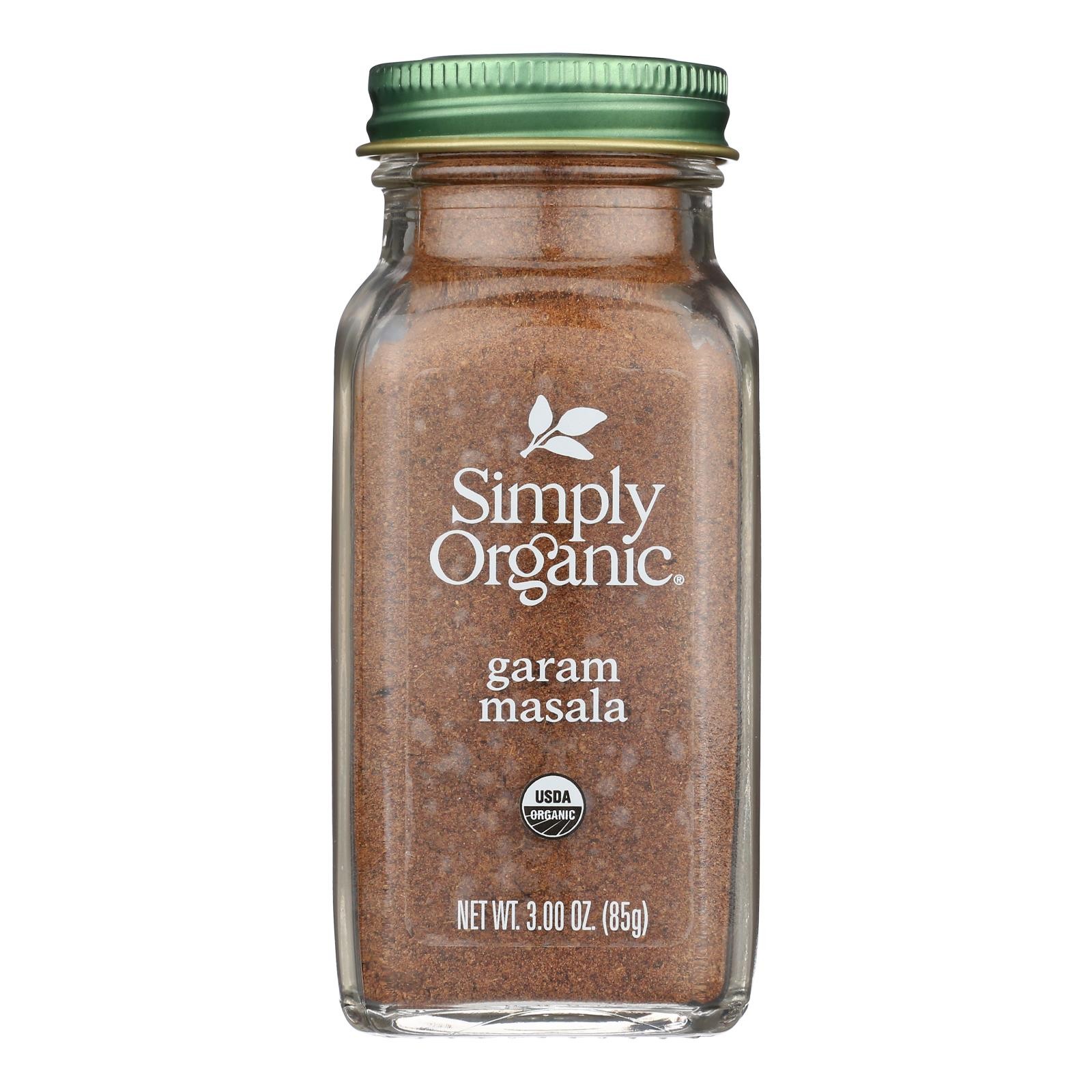 Simply Organic Garam Masala – Case of 6 – 3 oz.