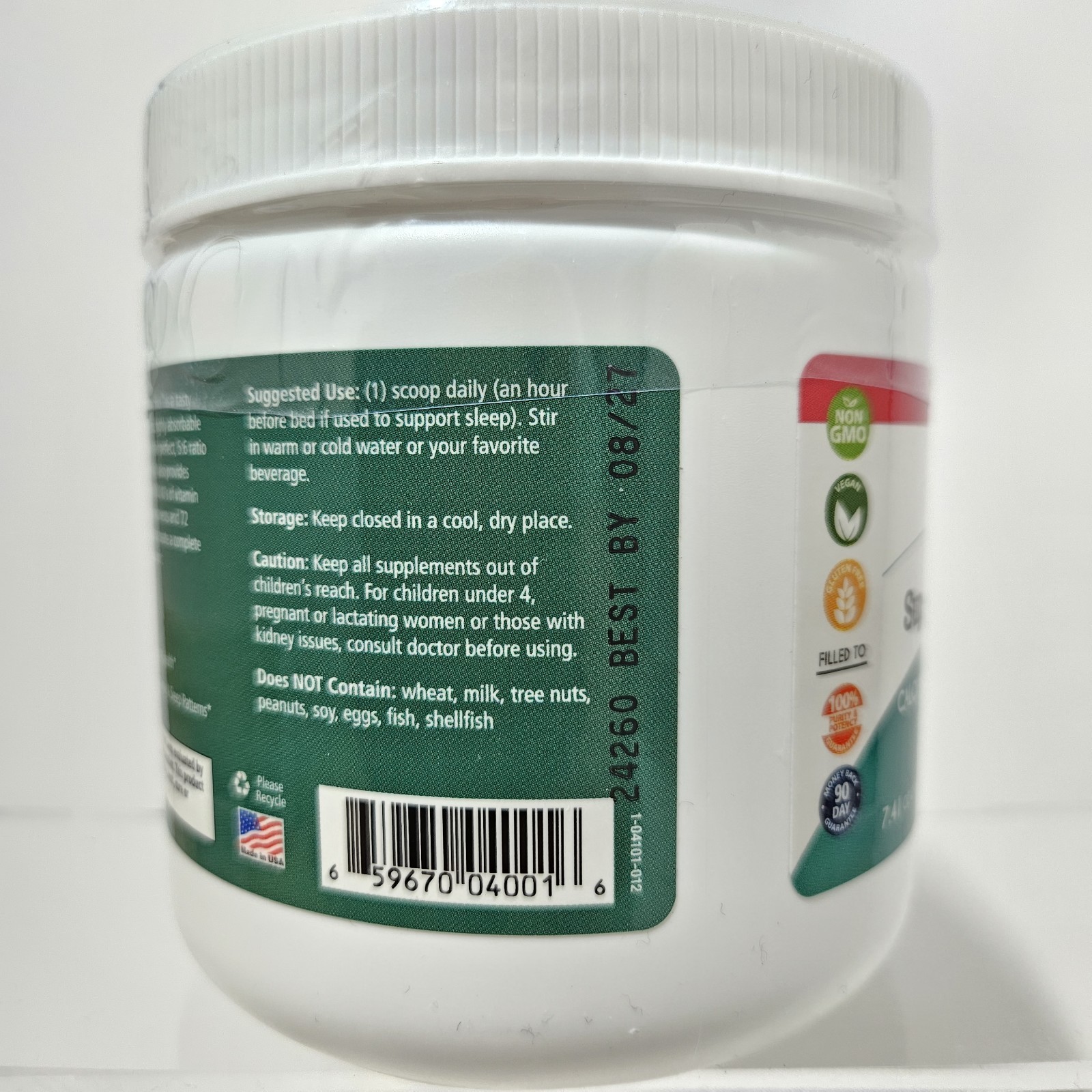 lonic-Fizz Super D-K Calcium Plus Raspberry Lemonade 7.41 oz (210 g) Exp 08/27