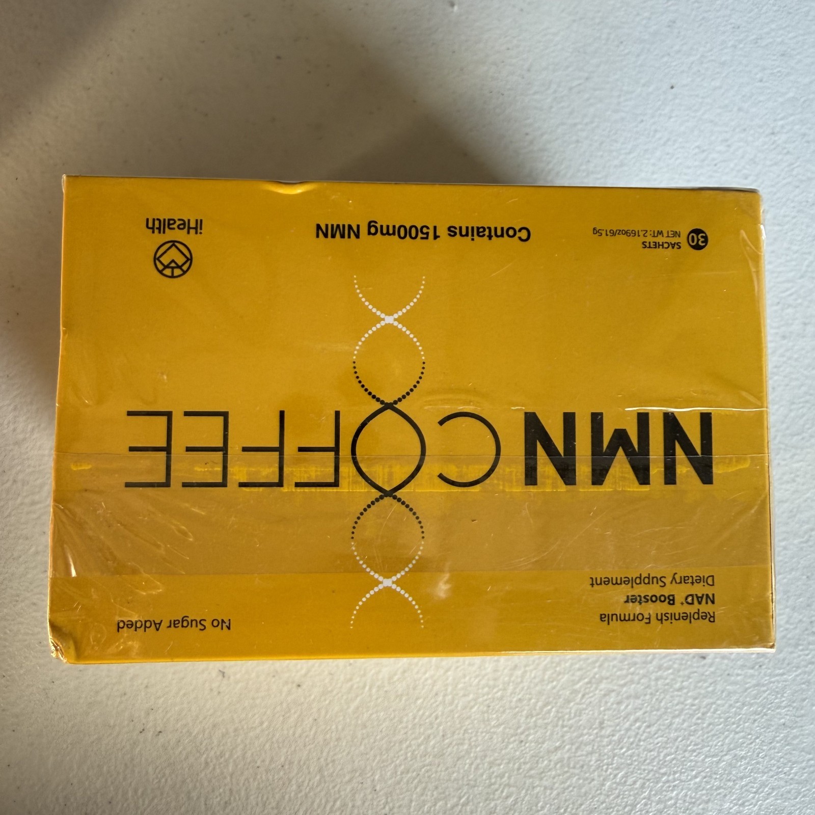 iHealth NMN COFFEE NAD+Booster contains 50mg NMN Per packet NEW box 30 Packets