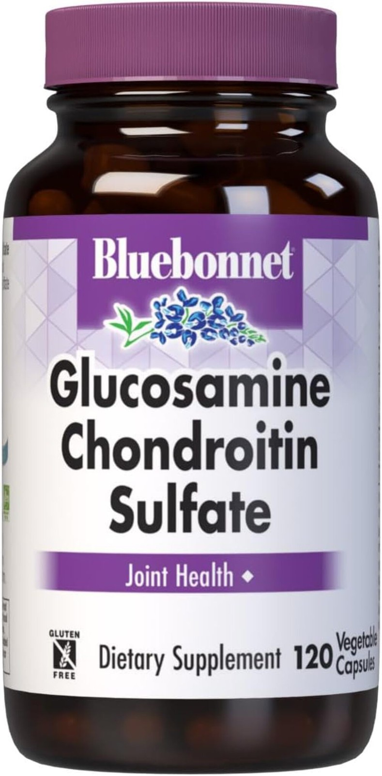 Bluebonnet Nutrition – GLUSCOSAMINE CHONDROITIN SULFATE 120 Veg Caps EXP 06/27