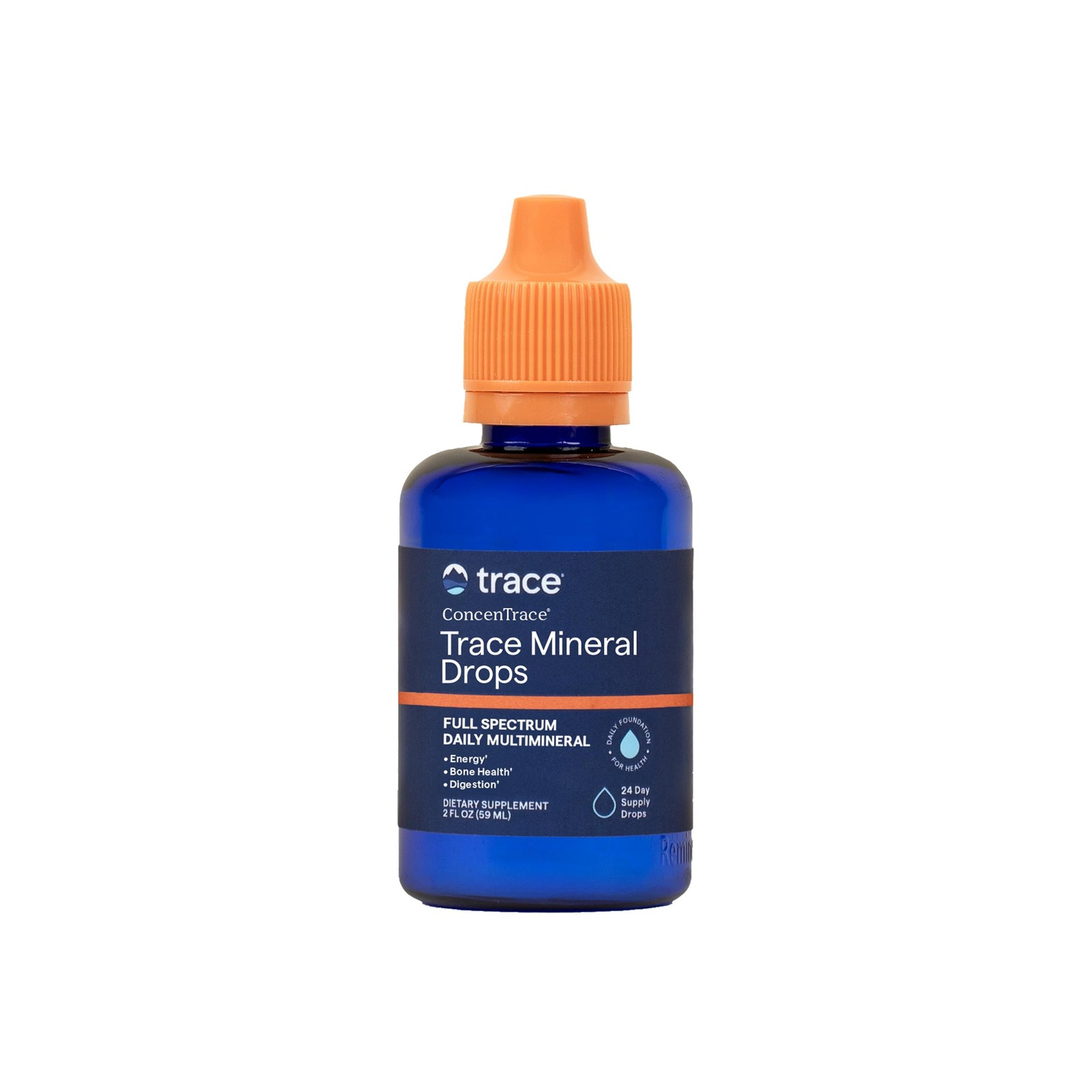 ConcenTrace Liquid Mineral Supplement 70 Trace Minerals Full Spectrum 2 Fl Oz