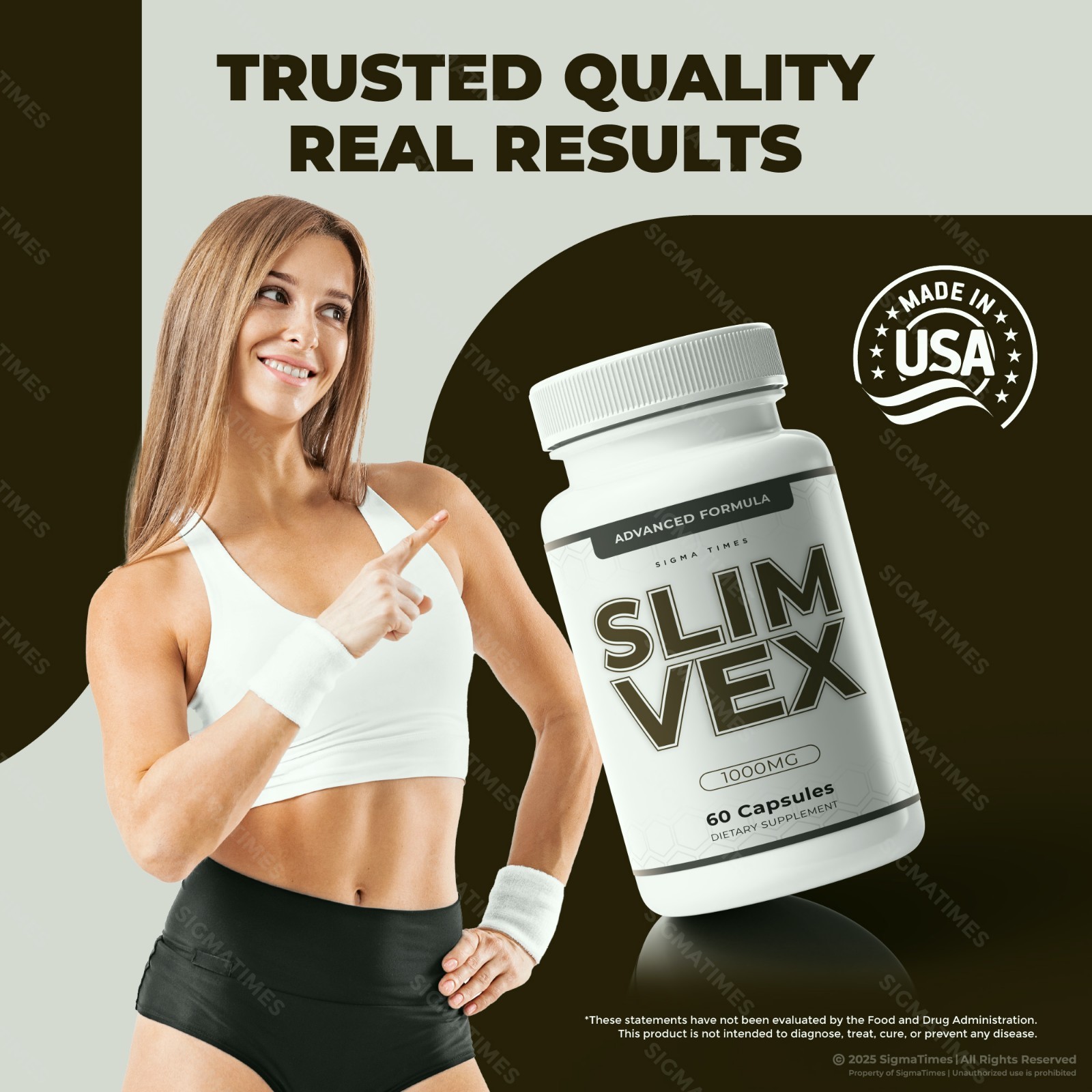 Slimvex Capsules, Daily Supplement for Weight Loss, Metabolism & Energy 60ct