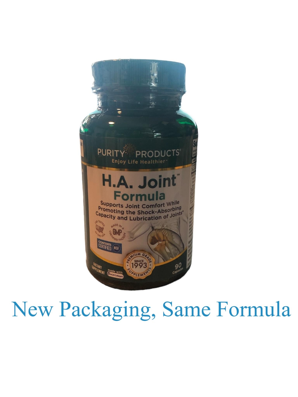 Purity Products HA H.A. Joint Formula 90 Capsules NSF Certified New exp 1/2025