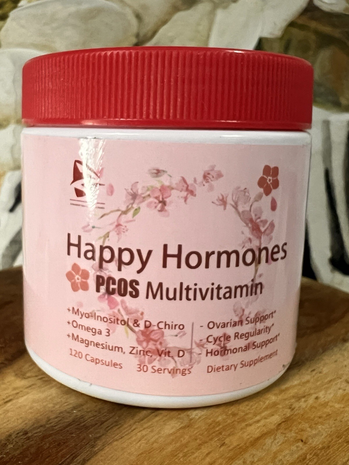 Happy Hormones Multivitamin for PCOS -D-Chiro Vitamin 120 Count