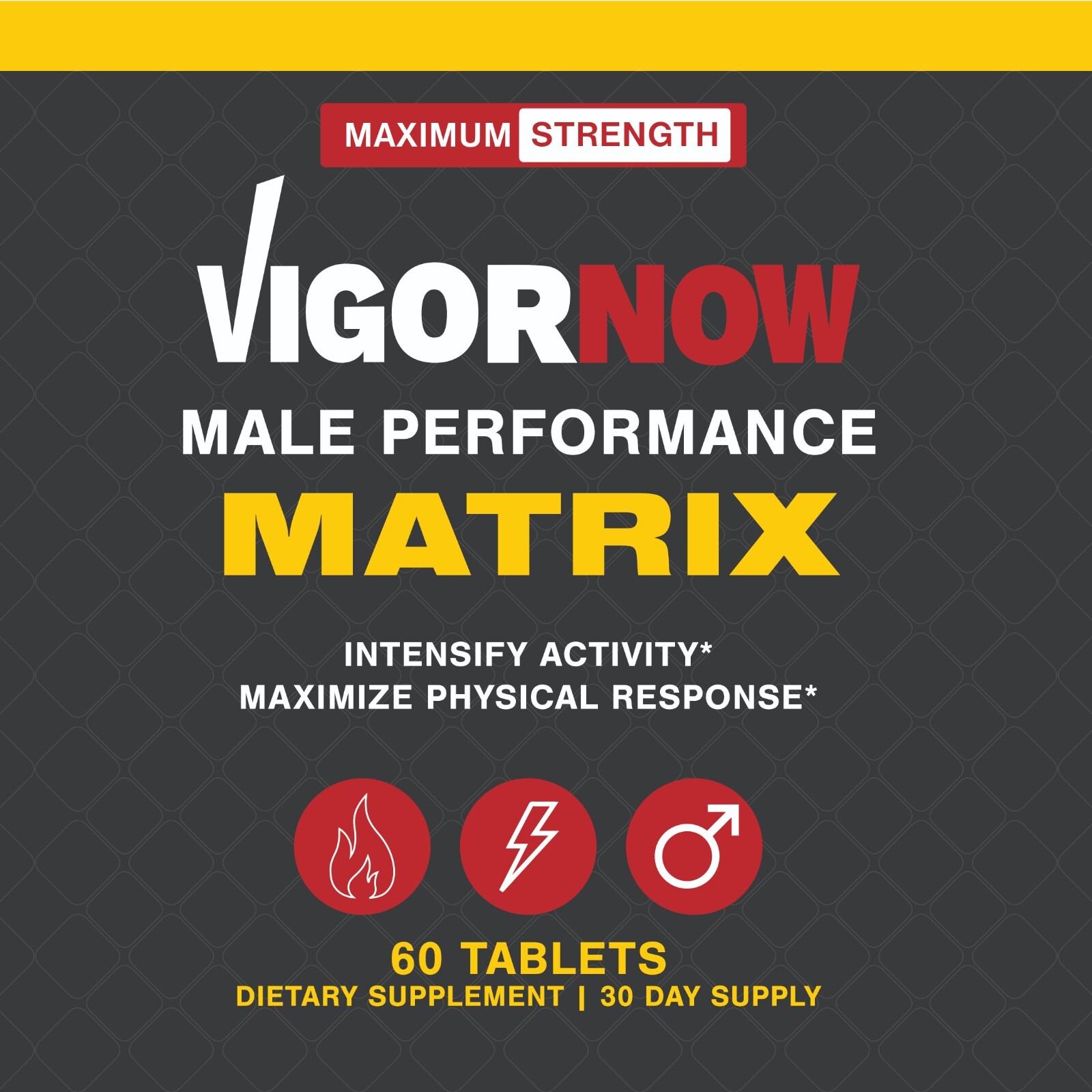 Vigornow for Male, Vigor Now Advanced Formula for Men- 60 Tablets Official