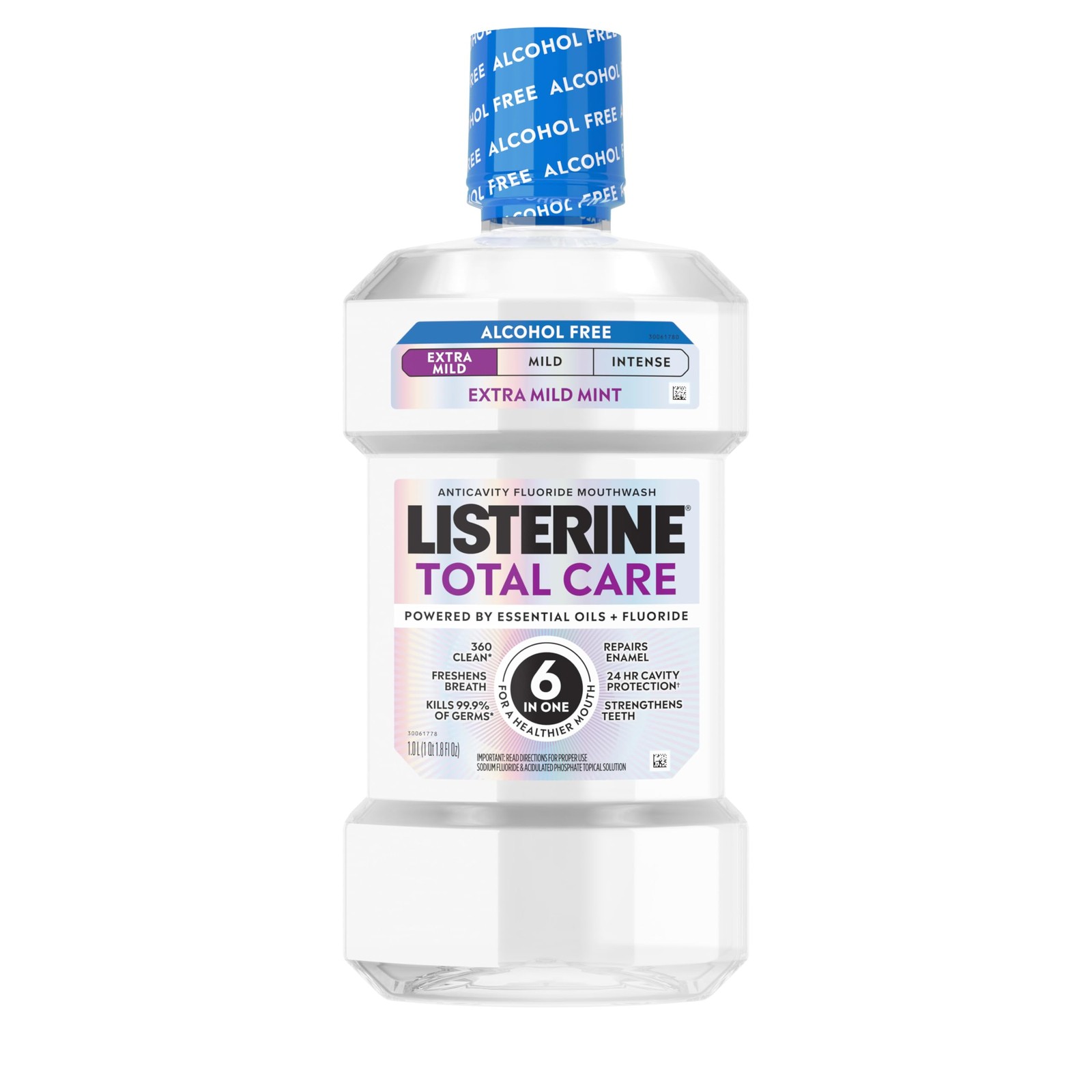 Listerine Total Care Alcohol-Free Anticavity 33.8 Fl Oz (Pack of 1), Purple