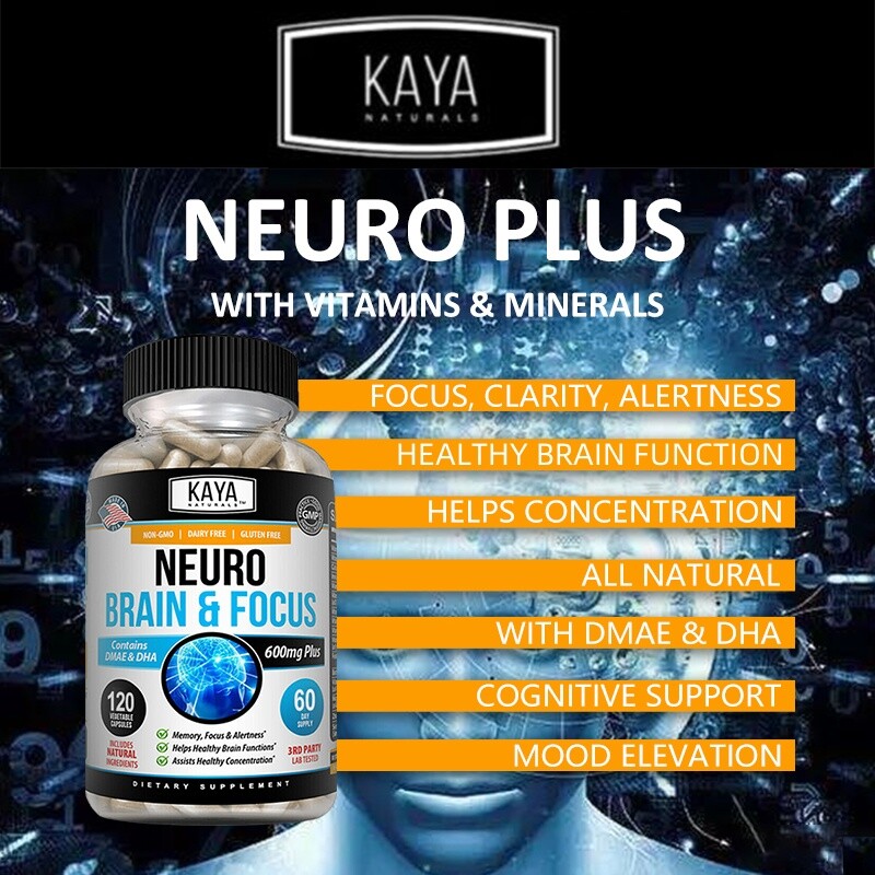 Nootropic Supplement-Supports Healthy Focus&Concentration,Healthy Brain Function